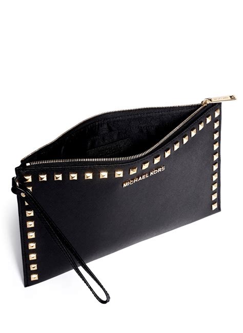 alle michael kors clutch glitzer|Michael Kors women's black clutch.